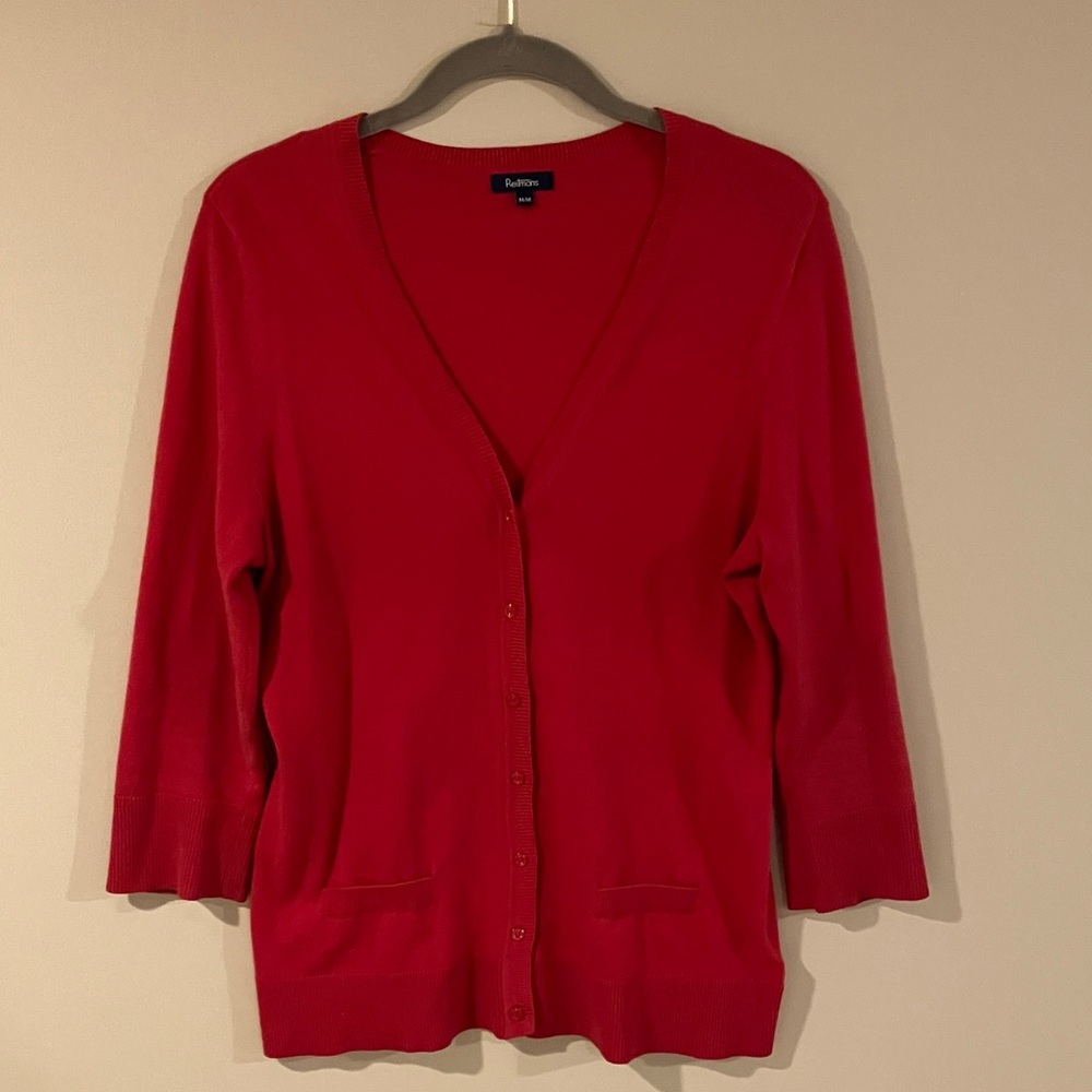 Reitmans Bold Pinky Red Women's Cardigan